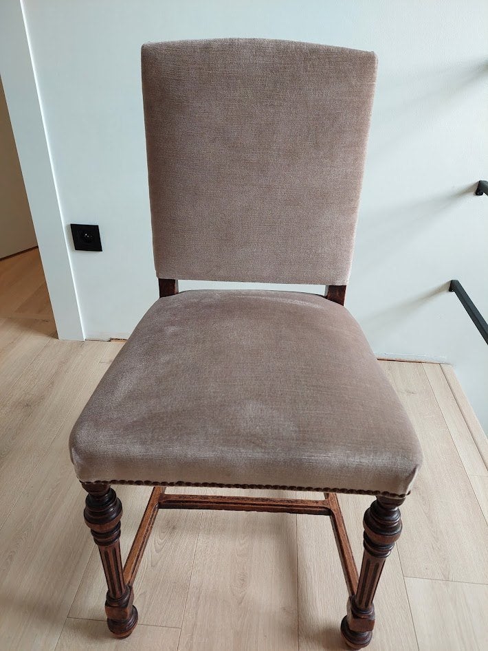 6 stoelen, Maison & Meubles, Chaises, Klassiek, Bois, Brun, Enlèvement