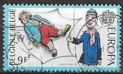 Belgique 1981 - Yvert/OBP 2006 - Europe - Legends (ST), Envoi, Affranchi, Oblitéré, Europe