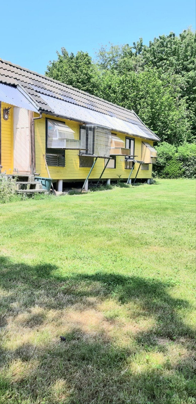 Duivenhok 9m x 2,5m