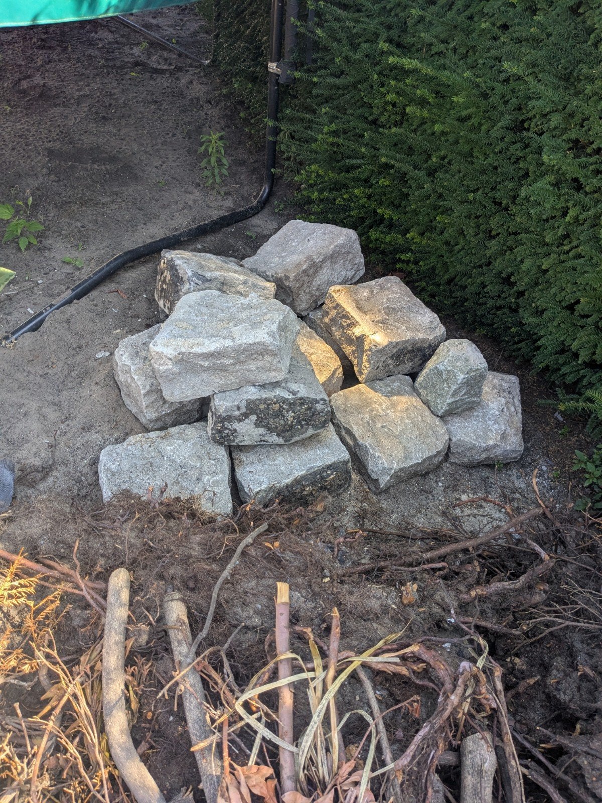 grote kasseien, Tuin en Terras, Ophalen