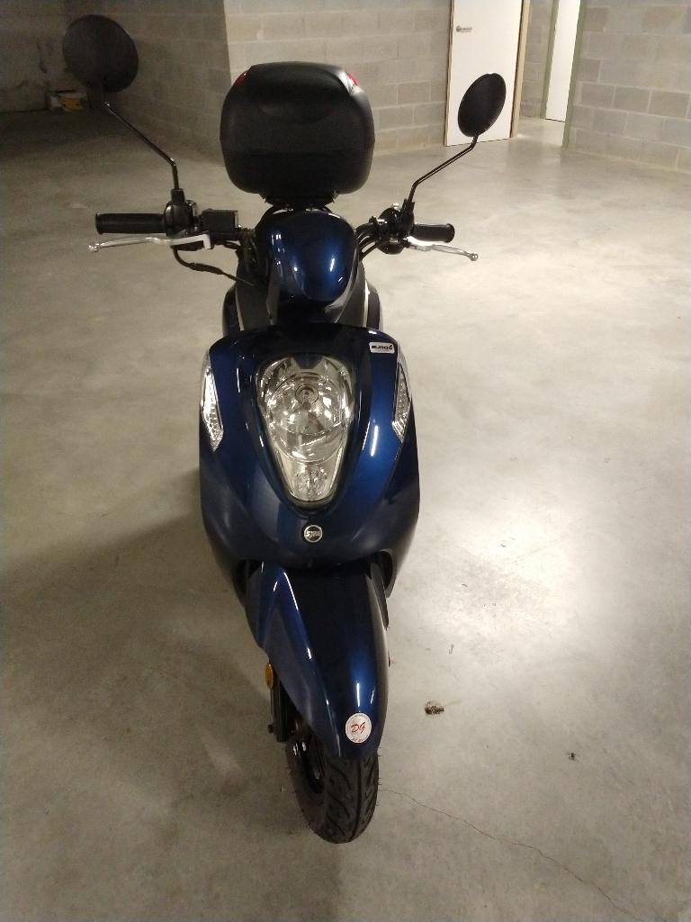 Scooter Sym Mio 50cc Blauw, Gebruikt, Klasse B (45 km/u), Benzine, 50 cc