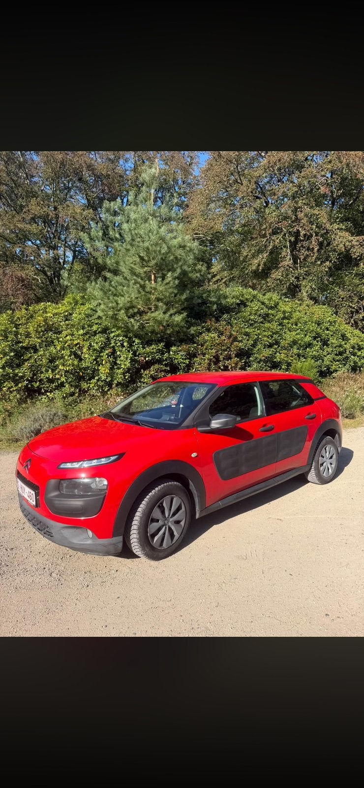 Citroën C4 Cactus 1.2 PureTech 75ch–2015 – 61.032 km – CT OK, Rouge, Achat, 4 portes, Boîte manuelle
