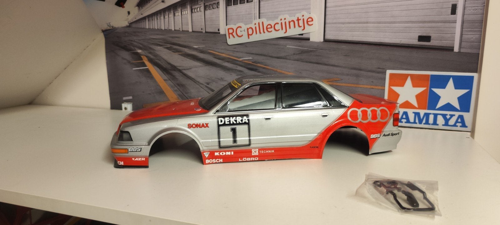 tamiya Audi quattro body, Ophalen of Verzenden