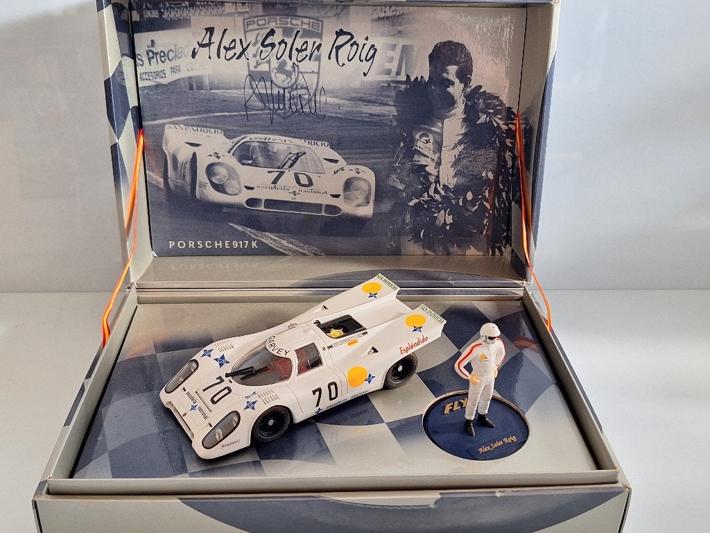 Fly Porsche 917-k Alex Soler Roig avec figurine en métal W02, Enfants & Bébés, Neuf, Autres marques, Électrique, Enlèvement ou Envoi