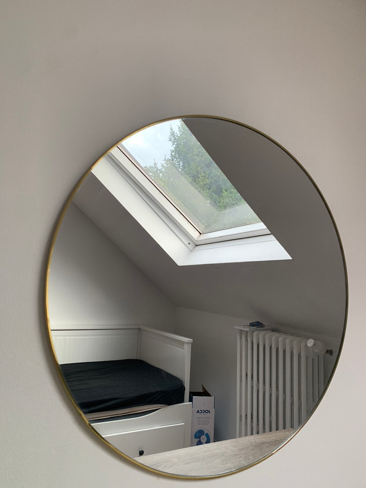 Miroir neuf gold, Maison & Meubles, Enlèvement ou Envoi, Comme neuf