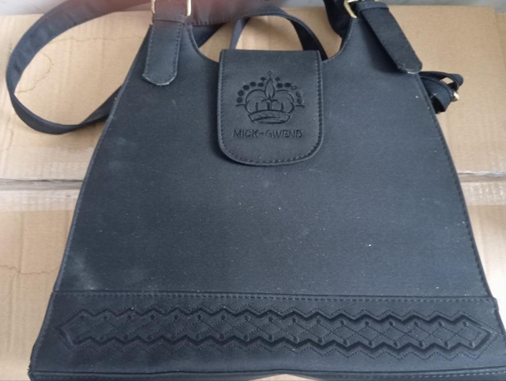 MICK-GWEND zwarte handtas, Handtassen en Accessoires, Ophalen of Verzenden, Handtas