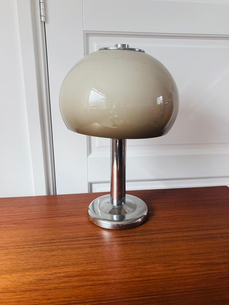 Vintage mushroom tafellamp, Ophalen, Vintage. Space age, Zo goed als nieuw, Overige materialen