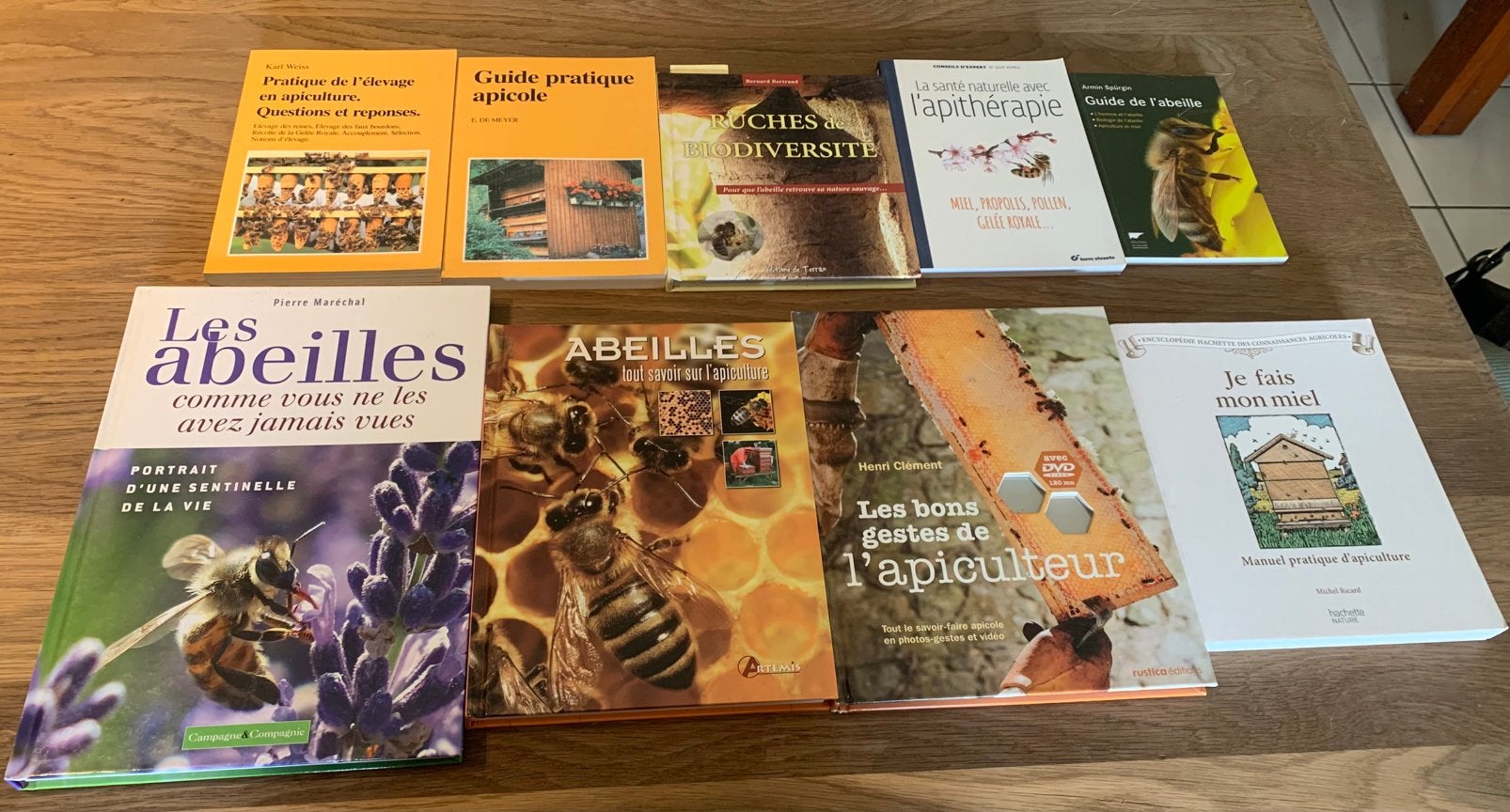 Lot de 9 livres d’apiculture, Ophalen, Zo goed als nieuw, Overige onderwerpen