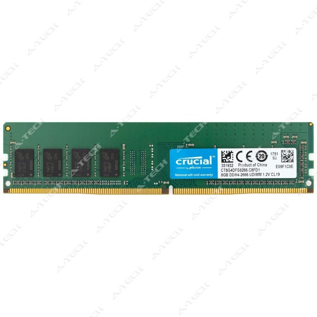 RAM 8GB DDR4-2666 Crucial (plusieurs pièces dispo), Computers en Software, RAM geheugen, DDR4, 8 GB, Ophalen of Verzenden, Zo goed als nieuw