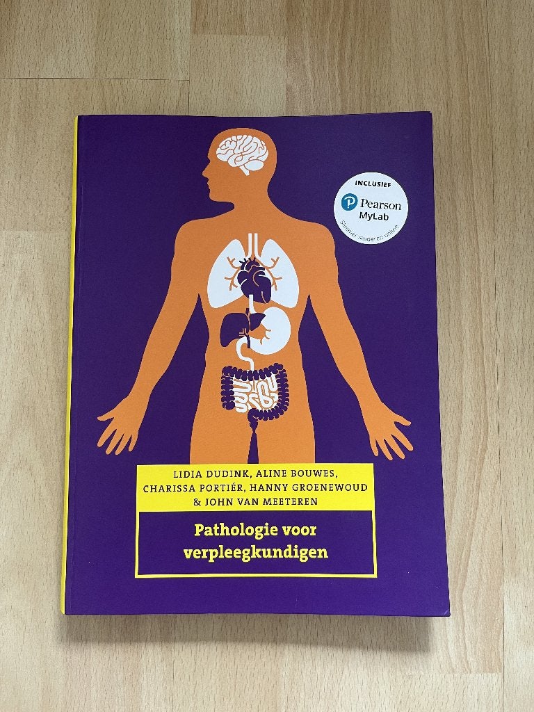 pathologie voor verpleegkunde, Ophalen of Verzenden, Zo goed als nieuw, Hogeschool