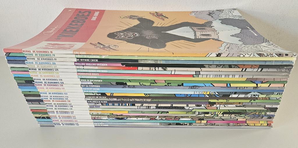 124 strips Kiekeboe (1 tem 124 ) en 6 extra 's, Boeken, Ophalen