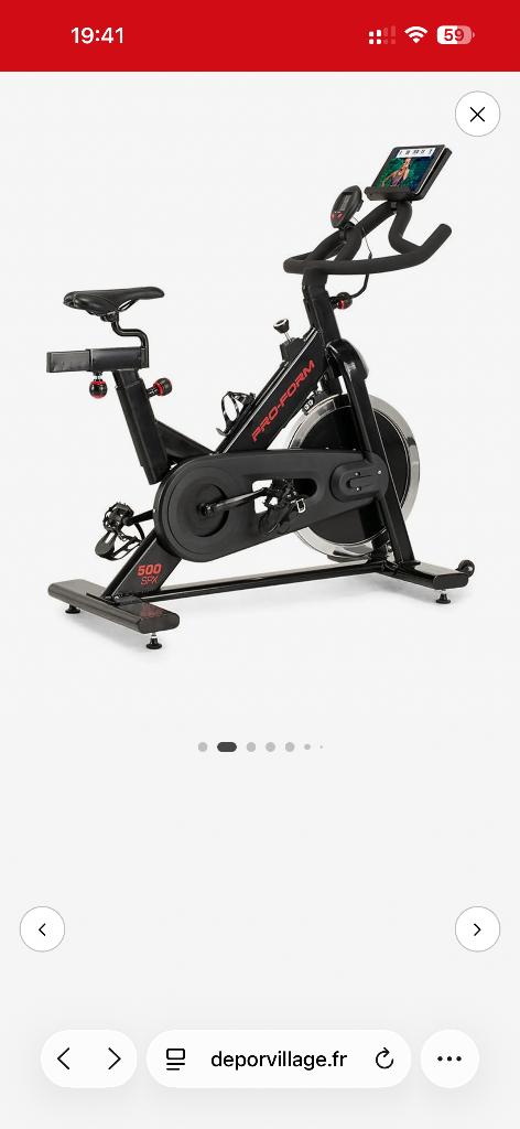 Vélo proform spx 500, Enlèvement, Utilisé, Vélo de spinning
