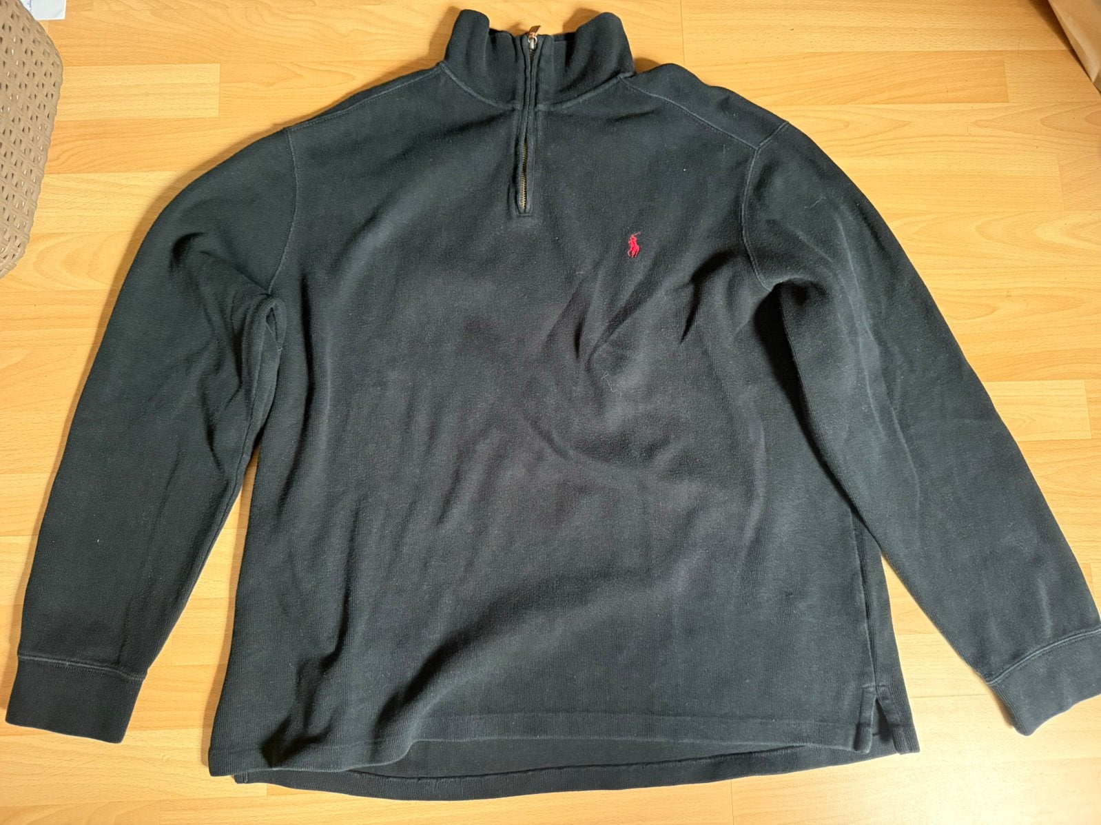 Polo Ralph Lauren Zipper, Kleding | Heren, Truien en Vesten, Ophalen of Verzenden, Zo goed als nieuw, Overige maten, Zwart