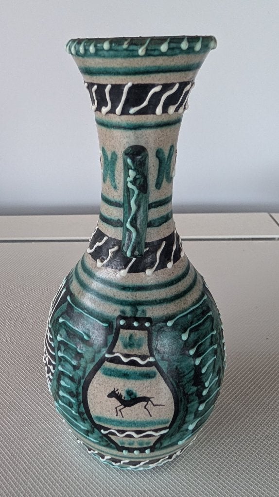 Oud Deruta karamiek vaasje, Antiek en Kunst, Ophalen of Verzenden