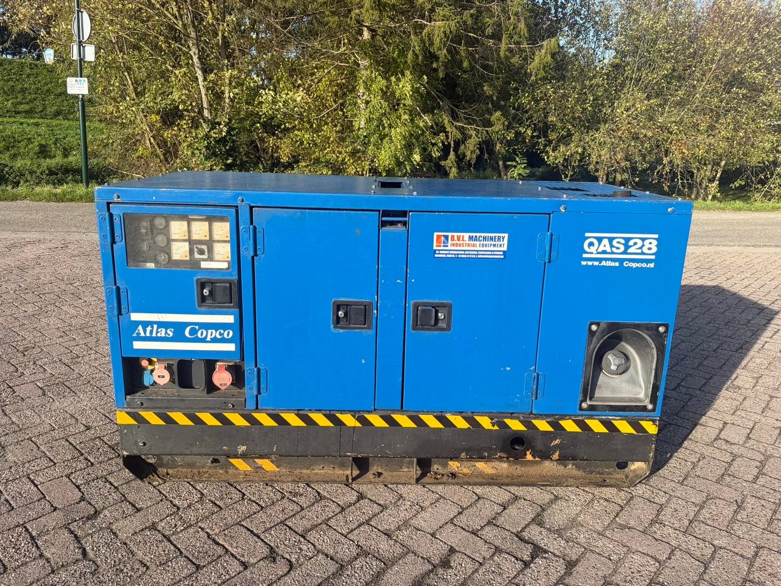 Atlas-Copco Atlas Copco QAS 28 30 kVA Yanmar aggregaat gener