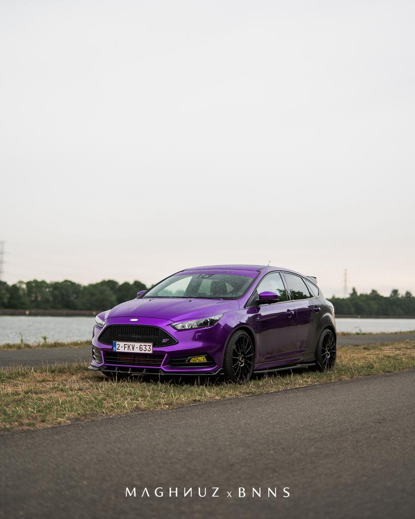 Ford Focus ST MK3.5, Autos, Argent ou Gris, Euro 6, Carnet d'entretien, Noir