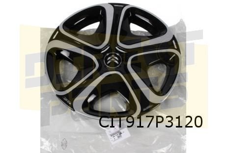 Citroen Berlingo / C3-5 Wieldoppenset 16" design "Babylone", -, Verzenden, -, Nieuw