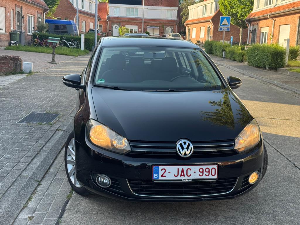 Volkswagen Golf 6 1.4 TSI Highline, Zwart, 4 cilinders, Alcantara, Zwart
