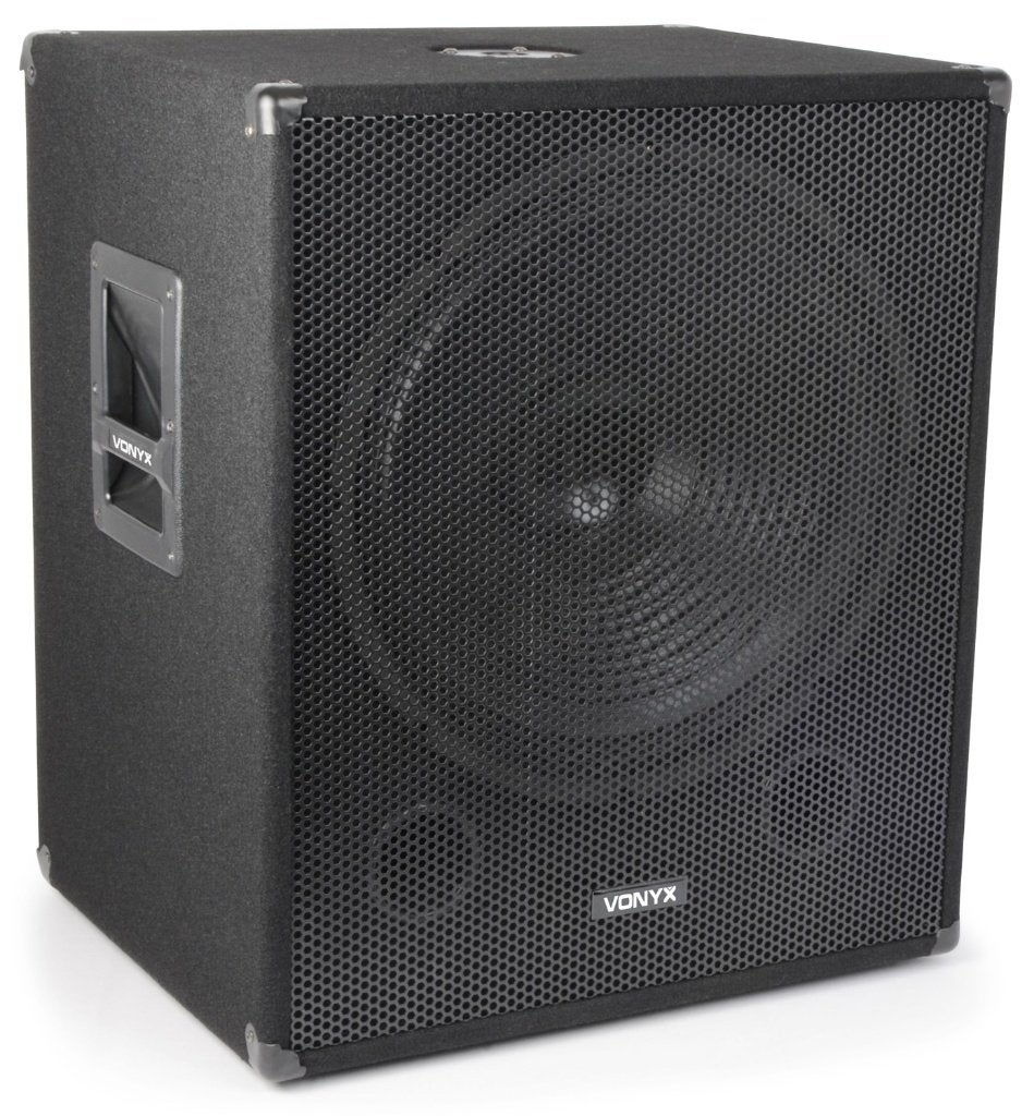 Sub 18 inch actief 500 Watt, Bi-Amp, TV, Hi-fi & Vidéo, Enceintes, Neuf, Subwoofer, 150 watts ou plus, Autres marques, Bass-reflex