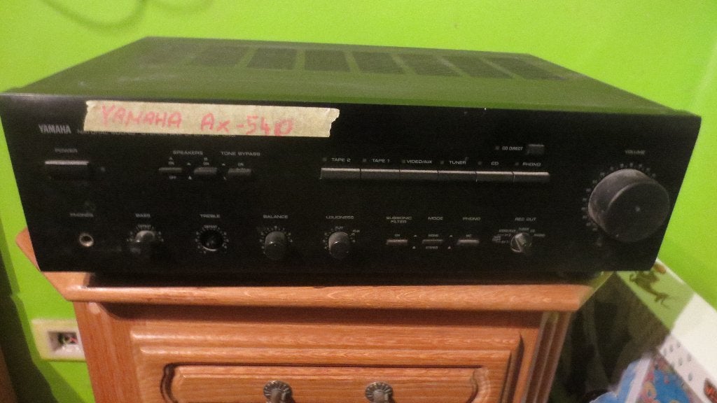 versterker yamaha AX-540, TV, Hi-fi & Vidéo, Enlèvement ou Envoi, Utilisé, Yamaha