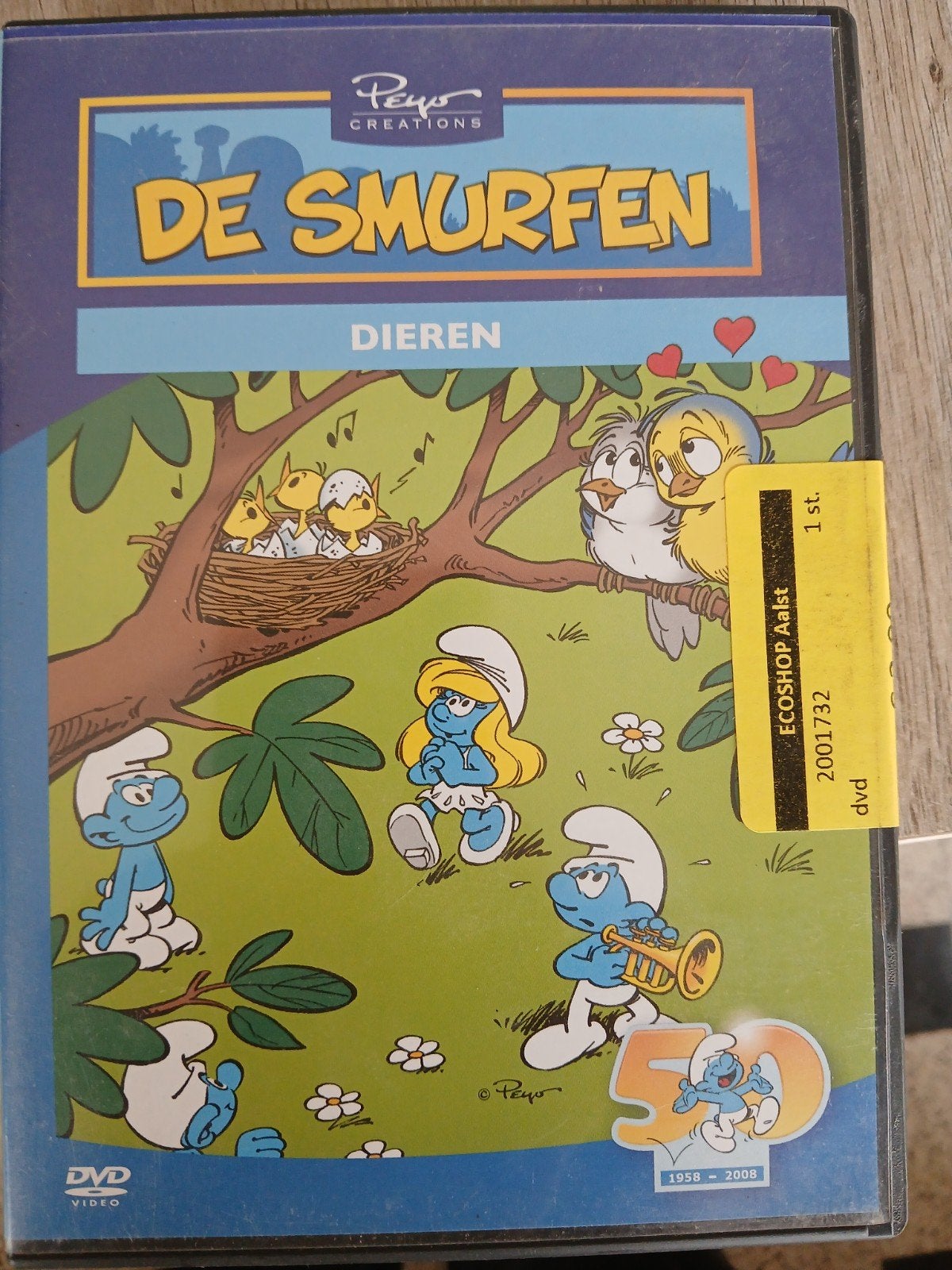Dvd de smurfen 4 smurfen filmenmooi tekenfilms van de smurfe, Cd's en Dvd's, Ophalen of Verzenden