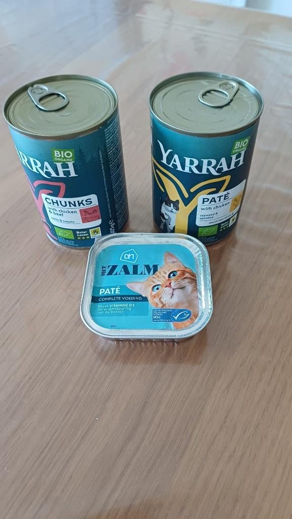 Kattenvoeding (4 soorten), Ophalen, Kat
