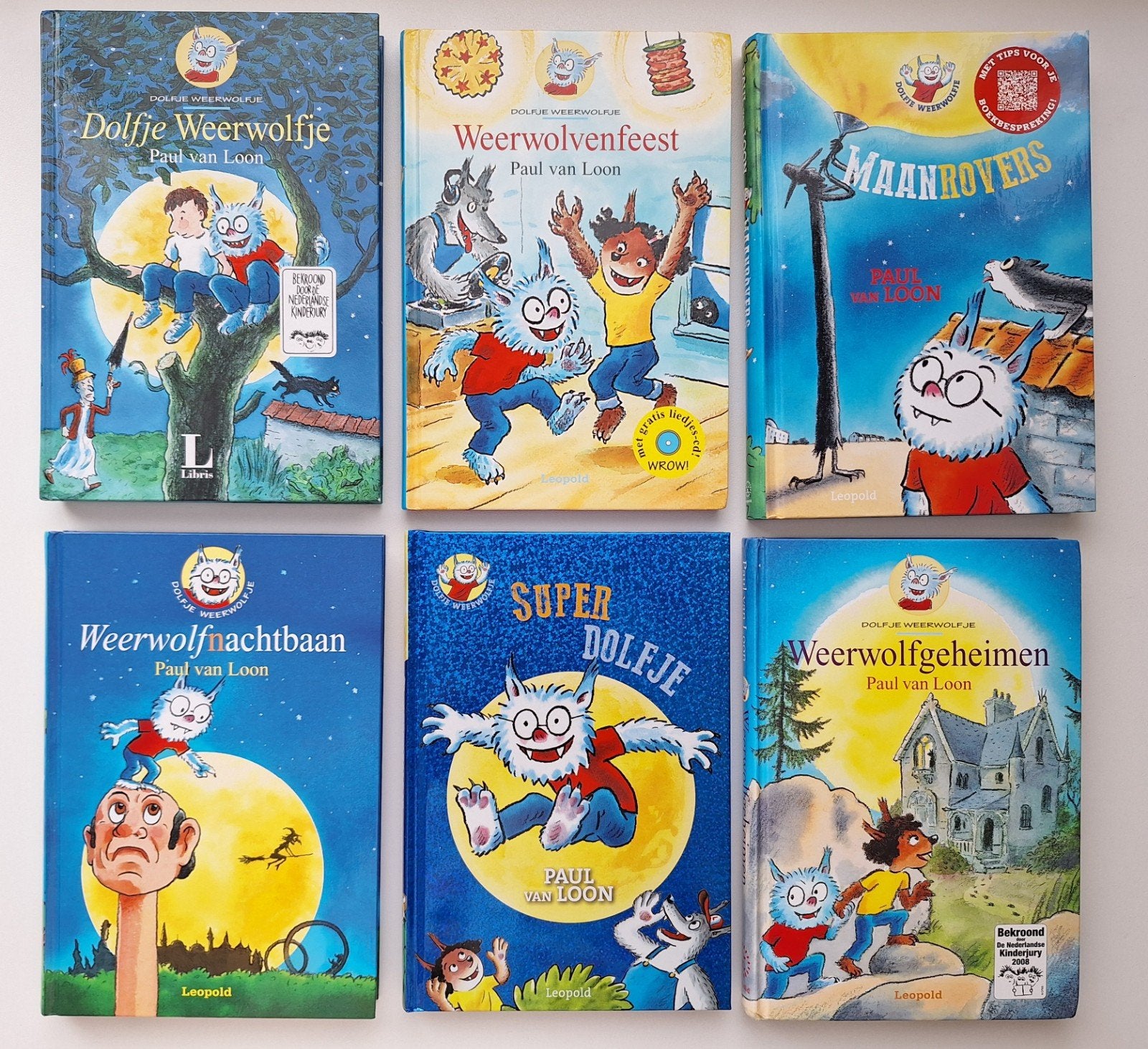 Lot boeken Dolfje Weerwolfje met cd, Livres, Livres pour enfants | 0 an et plus, Enlèvement