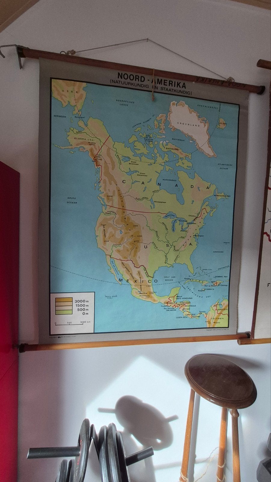 Grande carte ancienne de l'Amérique du Nord — Guerre magnifi, Enlèvement