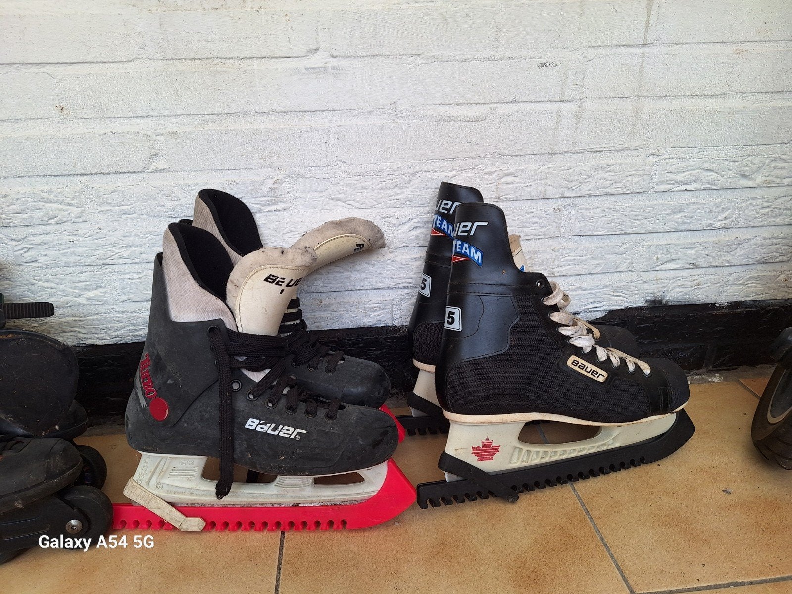 BAUER SCHAATSEN 42 / 43, Sports & Fitness, Patinage, Enlèvement ou Envoi, Utilisé, Patins de hockey sur glace, Bauer
