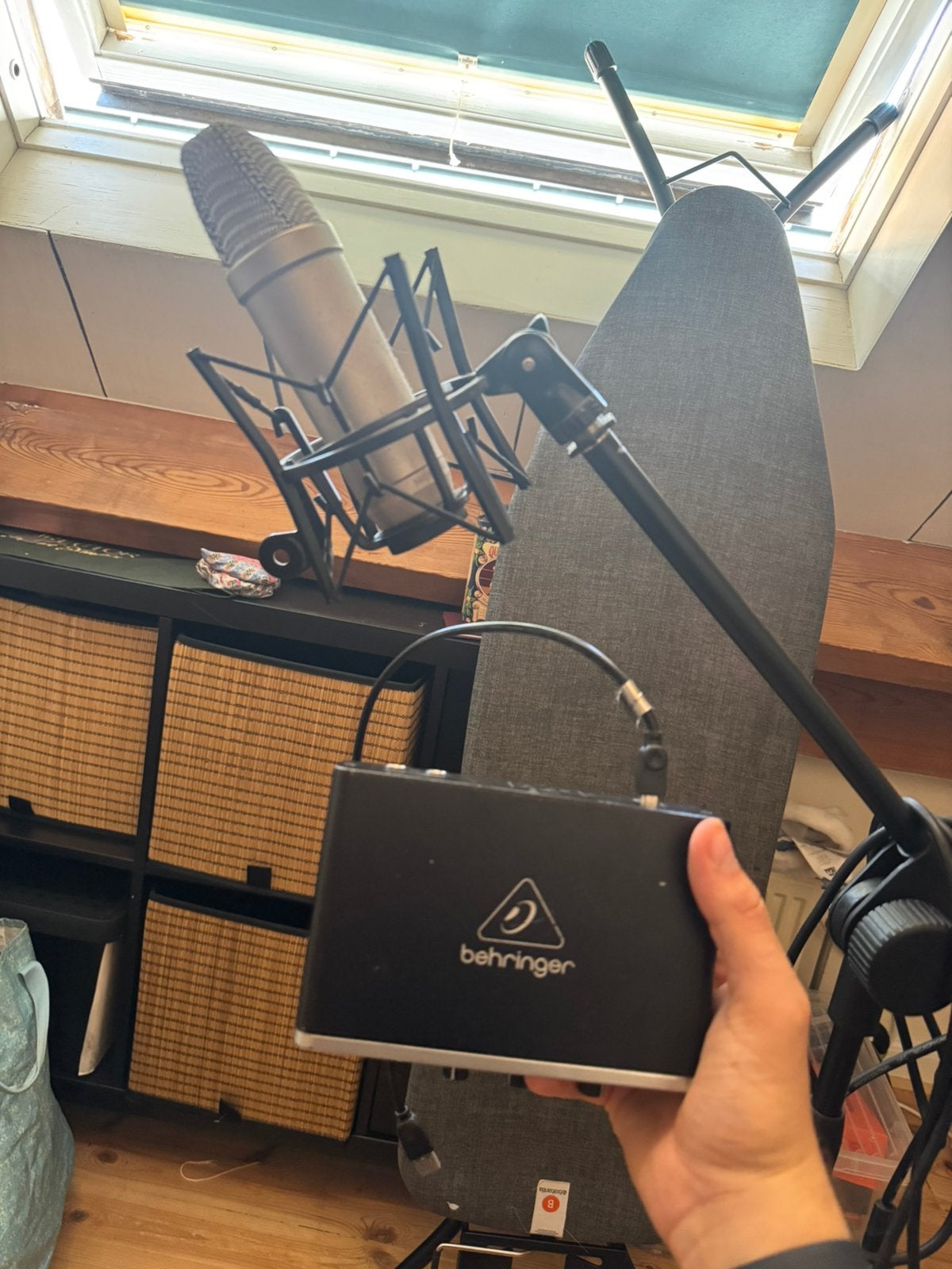 RØDE NT1-A condensatormicrofoon + Behringer U-Phoria UMC22, Enlèvement ou Envoi, Comme neuf