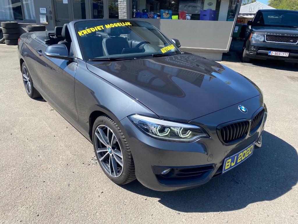 BMW 2 Reeks 220 i Sport Line CABRIO AUTOMAAT MET GARANTIE, Automaat, Achterwielaandrijving, Gebruikt, 4 cilinders