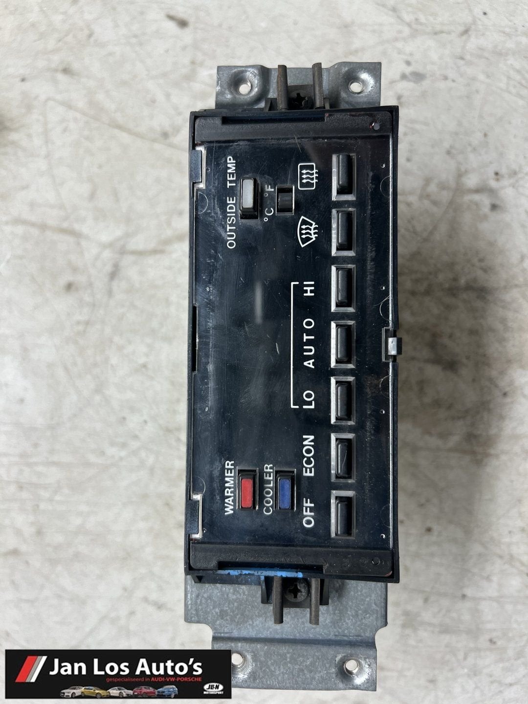 Audi 100 typ 44 C3 airco regelapparaat bedieningspaneel, -, Origine de la pièce connue, Audi, Utilisé