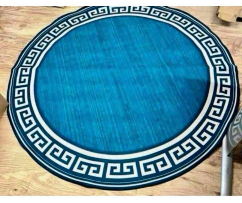 Tapis rond XL de 200 cm, cercle rond, style chinois, Maison & Meubles, Ameublement | Tapis & Moquettes, Neuf, 200 cm ou plus, Rond