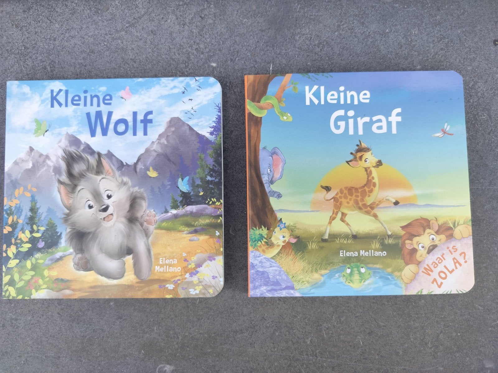boekjes kleine giraf en kleine wolf, Boeken, Ophalen