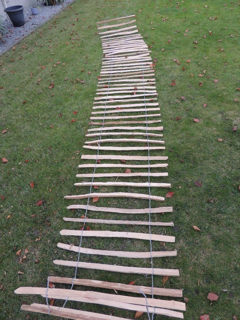 spijlenhekwerk, Jardin & Terrasse, Clôtures de jardin, Enlèvement, Neuf, Bois, Clôture barrée