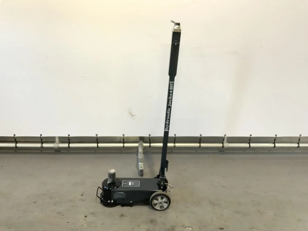 Stahlgruppe Garagekrik 80T pneumatisch hydraulisch