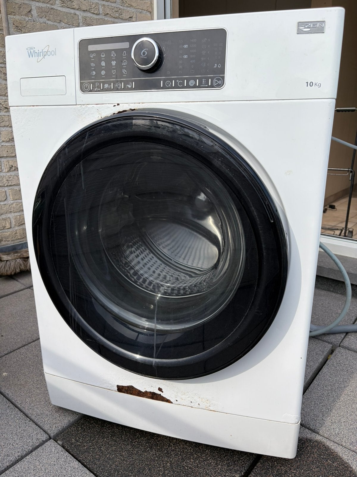 Wasmachine Whirlpool, Elektronische apparatuur, Wasmachines, 8 tot 10 kg, Ophalen, 95 cm of meer