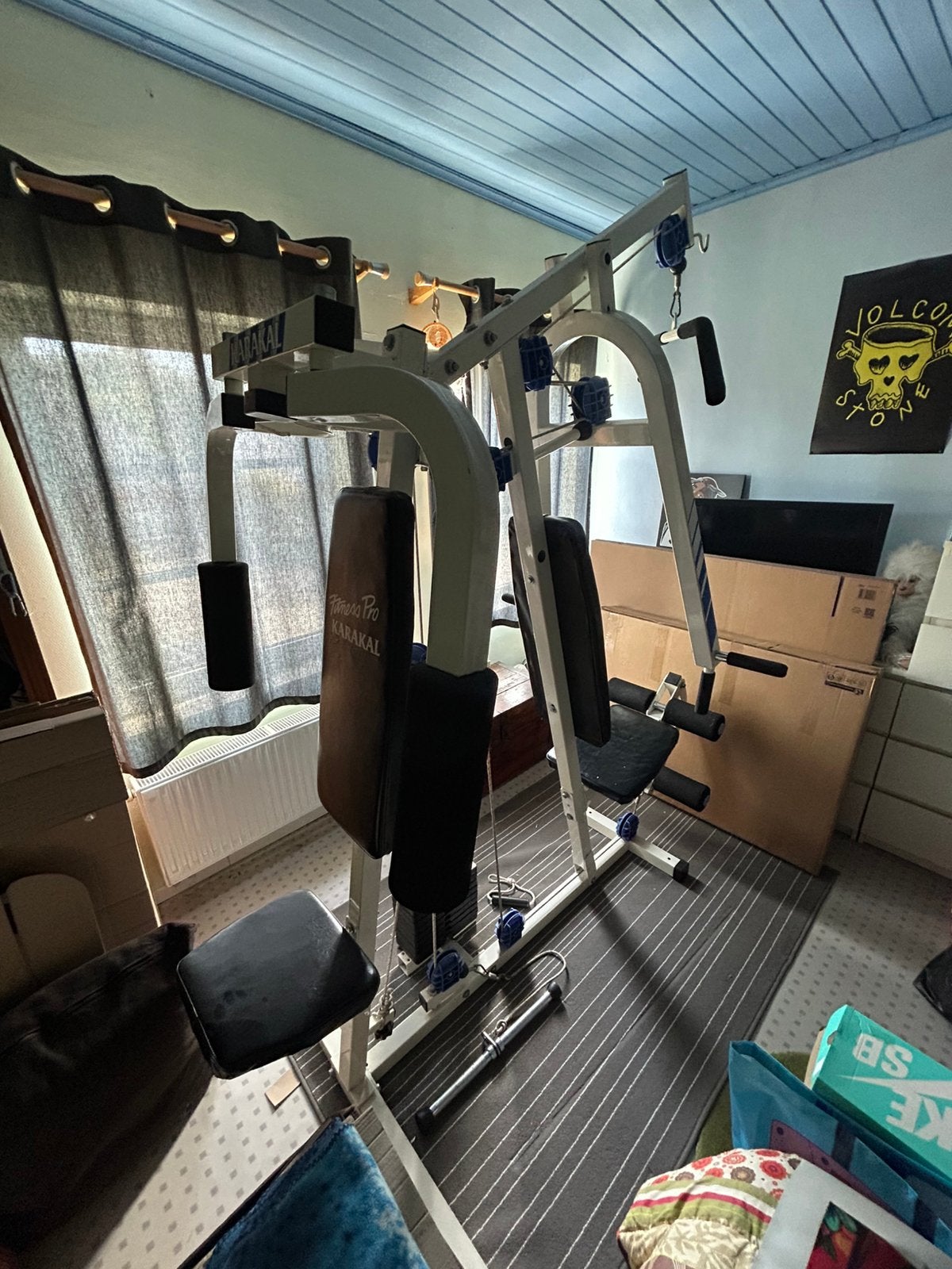 Fitness toestel voor meerdere spiergroepen., Sports & Fitness, Centrale électrique, Enlèvement, Utilisé, Métal