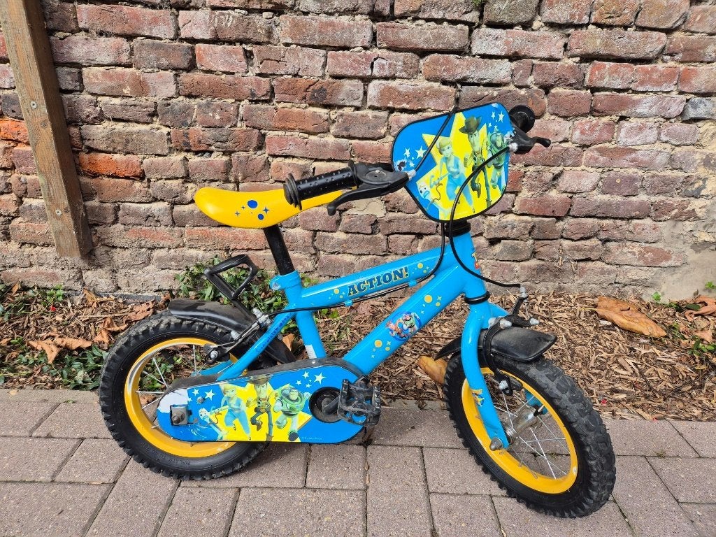 Vélo enfant Disney Toy Story - Jaune/Bleu, Frein sur jante, Comme neuf, Enlèvement, Toy Story