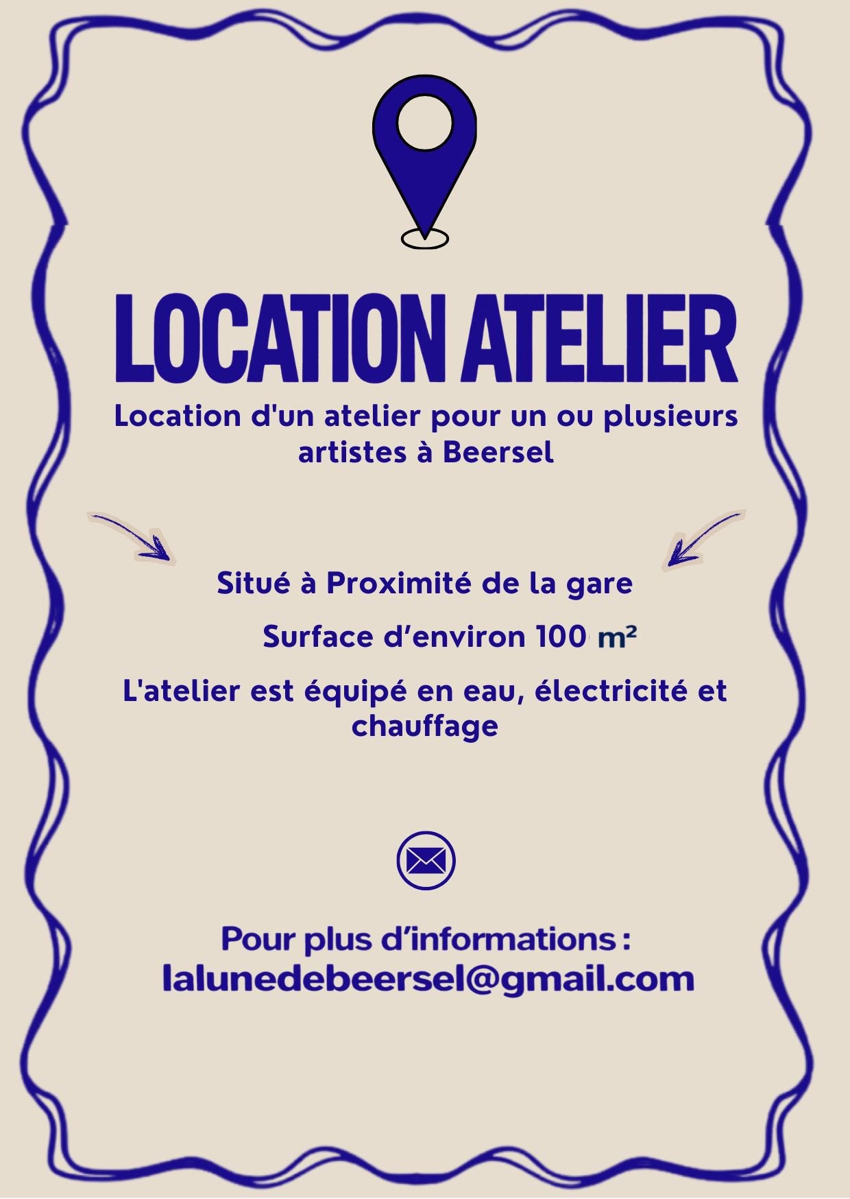 Location atelier Beersel