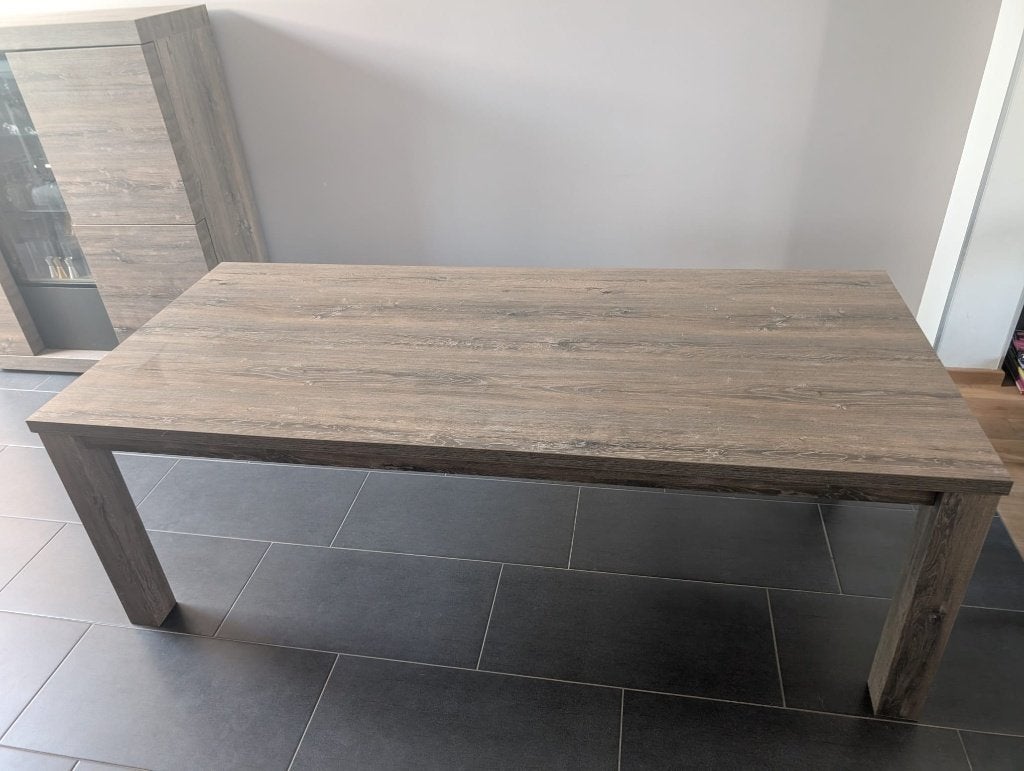 Salle à manger et salon – Effet bois grisé & Anthracite, Maison & Meubles, Enlèvement, Utilisé