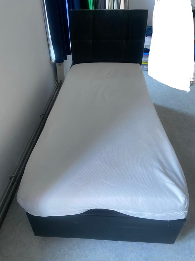 Boxspring met matras, Huis en Inrichting, Slaapkamer | Boxsprings, Ophalen, Gebruikt