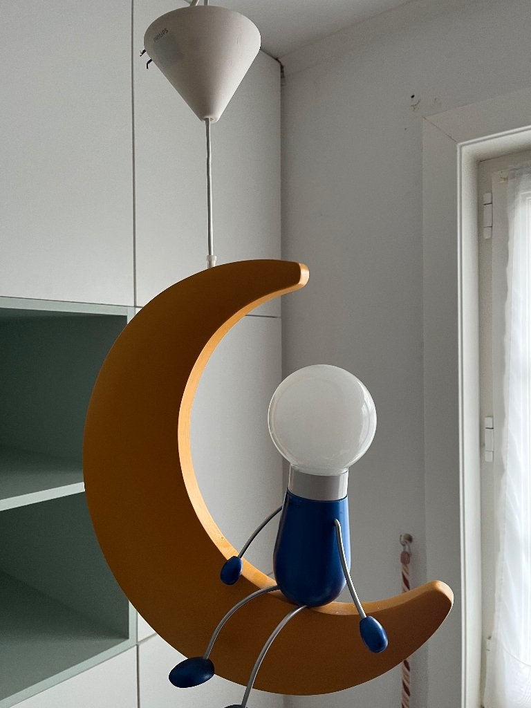 Lamp voor de slaapkamer voor kinderen, Ophalen, Zo goed als nieuw, Hout, E27 (groot)