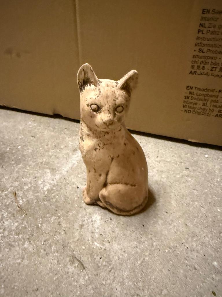 Figurine de chat beige, Collections, Enlèvement ou Envoi, Neuf, Animal