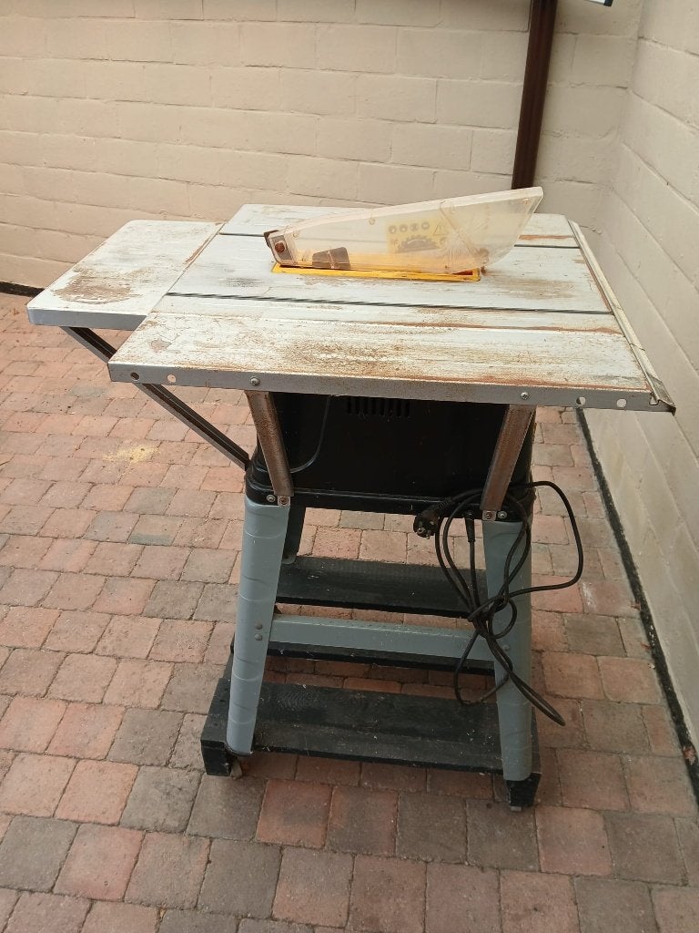 Elektrische zaagtafel, Doe-het-zelf en Bouw, Ophalen, Gebruikt