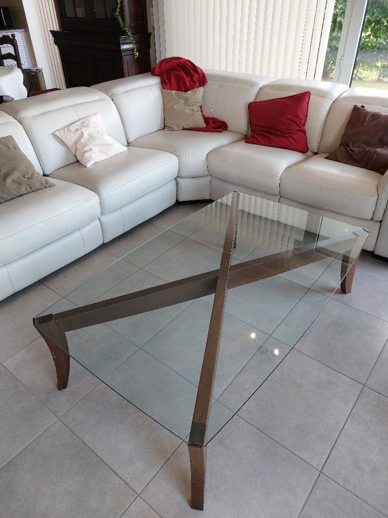 Table basse Natuzzi, Enlèvement, Utilisé, Chêne