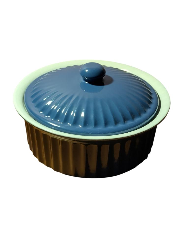 Poubelle de table bleu 19,5cm H 8cm, Maison & Meubles, Cuisine | Vaisselle, Enlèvement, Utilisé, Autres types