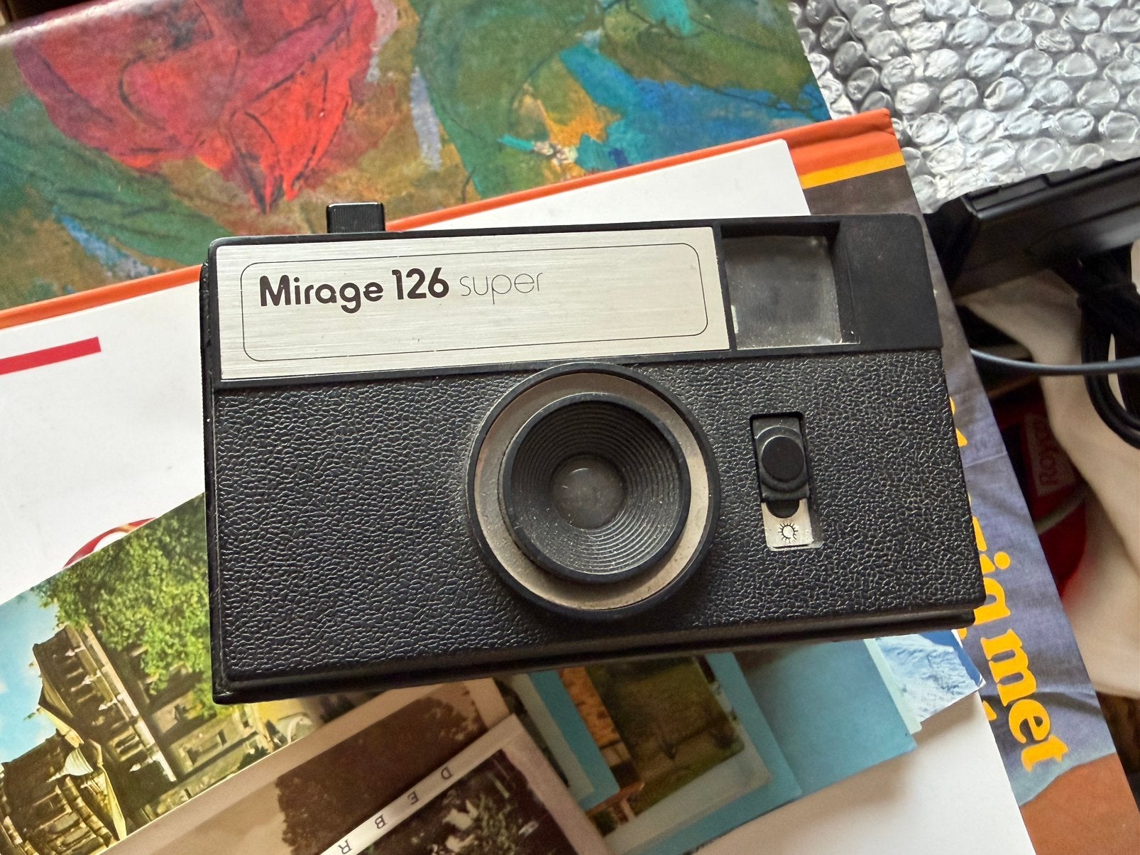 Vintage Mirage 126 Super analoge camera, Ophalen, Gebruikt