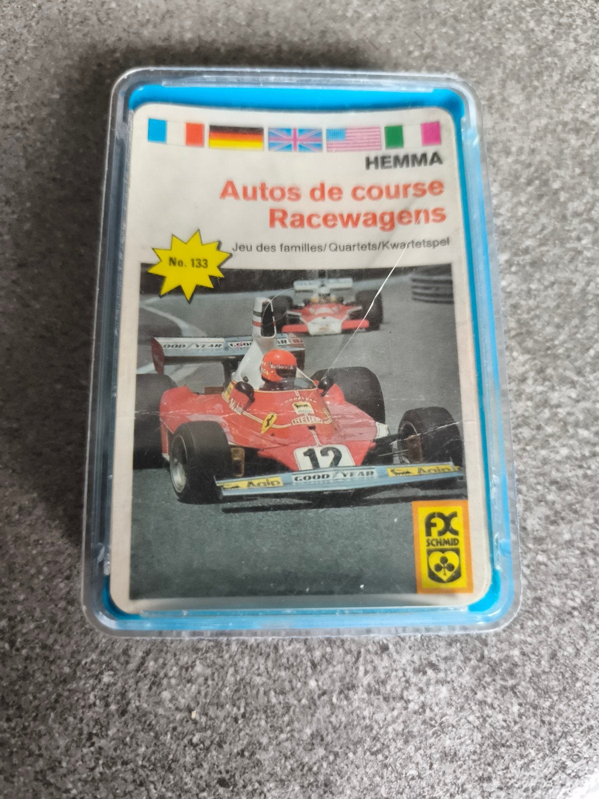 Auto race wagens hemma 133, Verzamelen, Speelkaarten, Jokers en Kwartetten, Ophalen