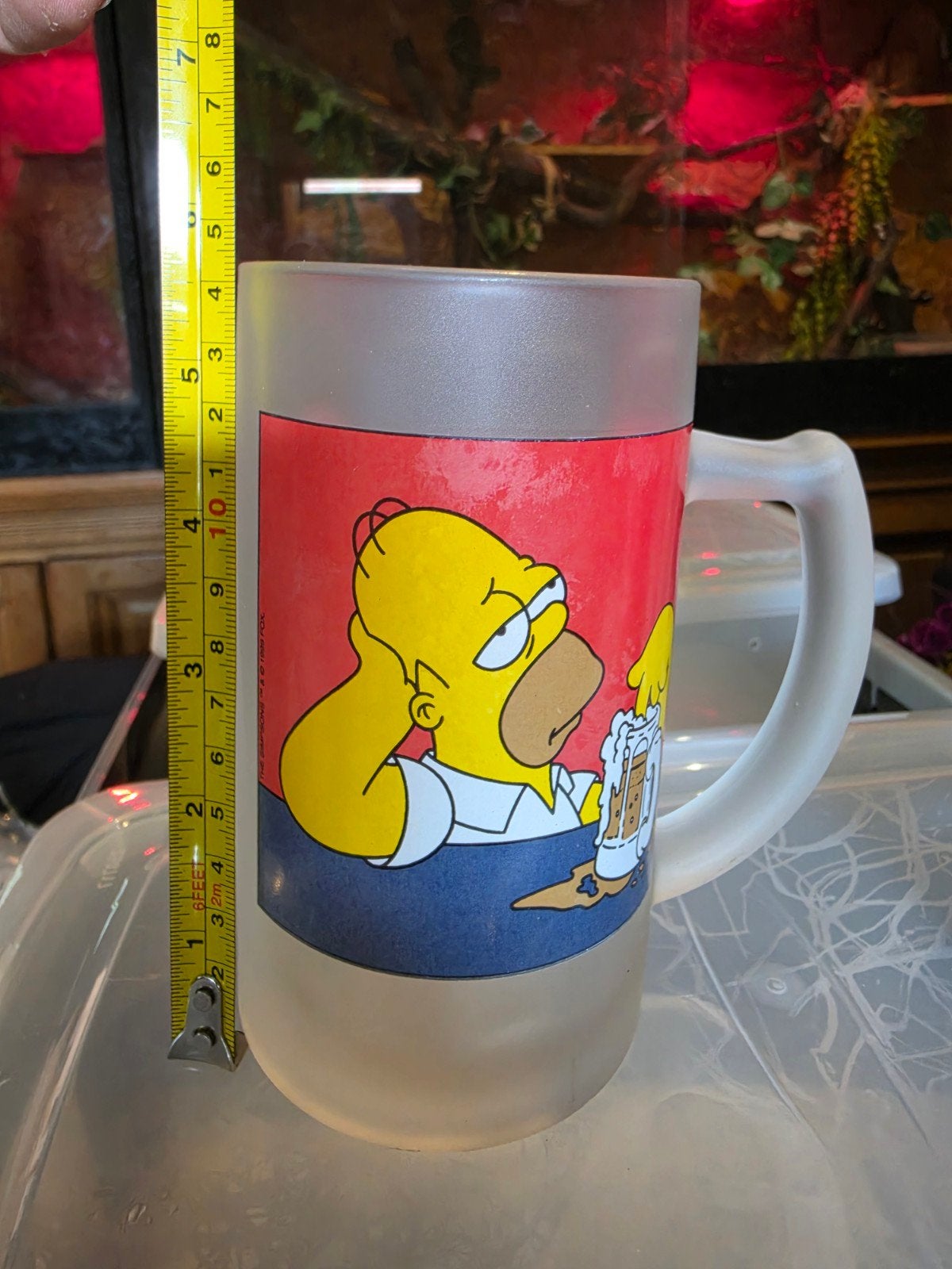 bierglas homer simpson, Ophalen